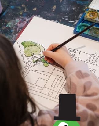 The magic of water and colors