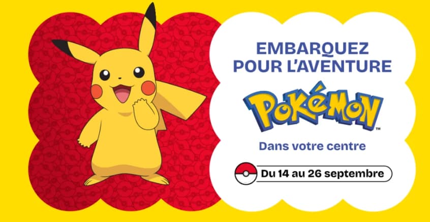 Pokémon débarque dans votre centre !
