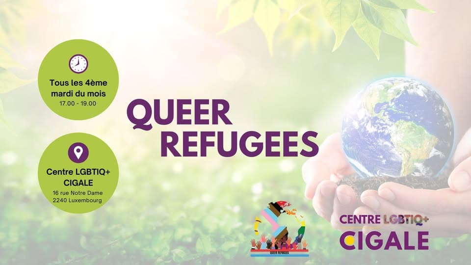 Monthly meeting for LGBTQ+ refugees