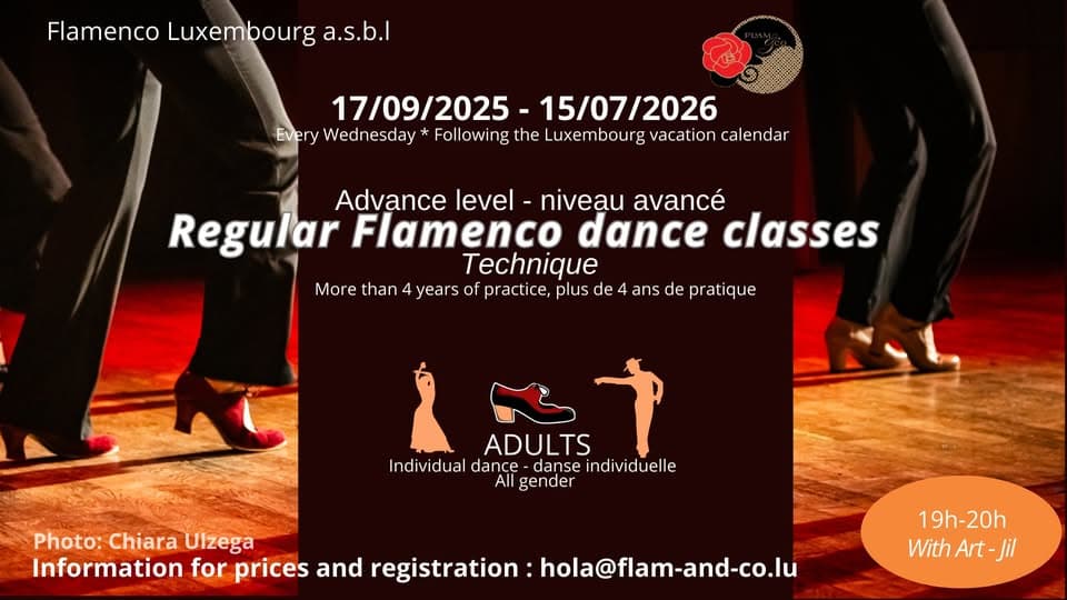 Flamenco for adults: advanced: technique (every Wednesday)