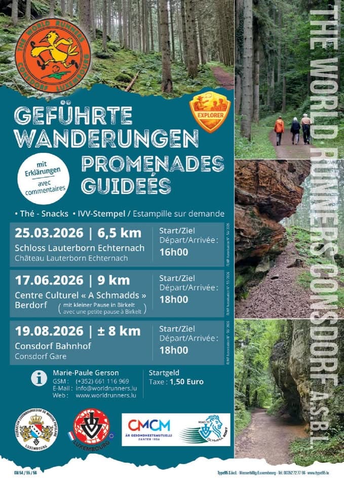 Guided IVV hike in Consdorf