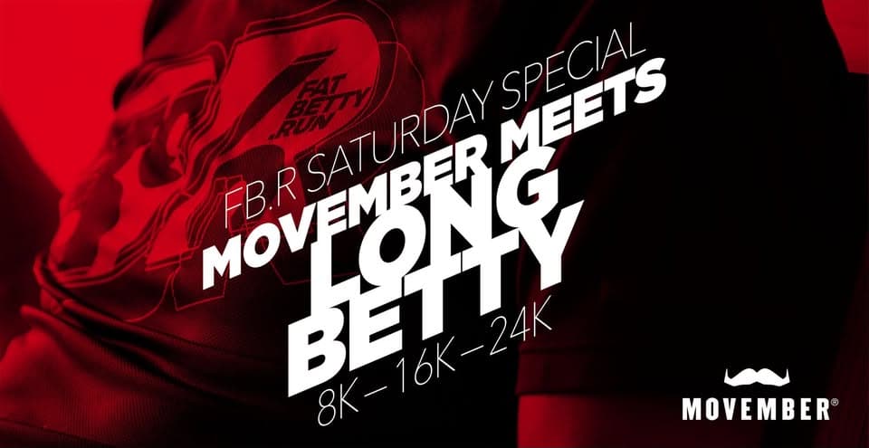FB.R samedi spécial : Movember rencontre LONG BETTY (8km – 16km – 24km)