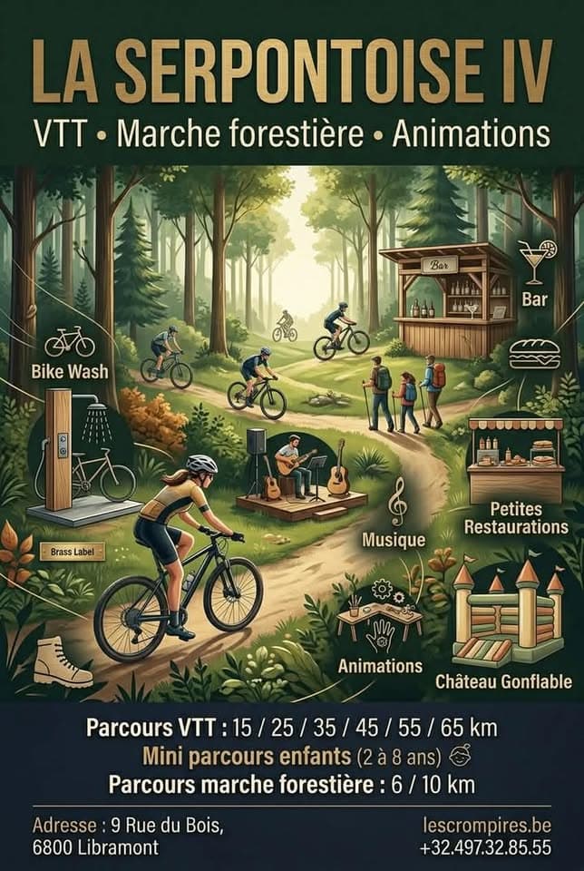 La Serpontoise - MTB and walking tour
