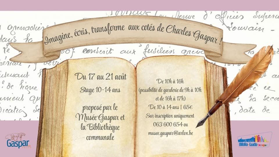 Workshop: Imagine, Write, Transform with Charles Gaspar!