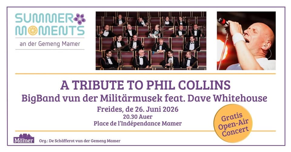 A Tribute to Phil Collins - BigBand vun der Militärmusek feat. Dave Whitehouse