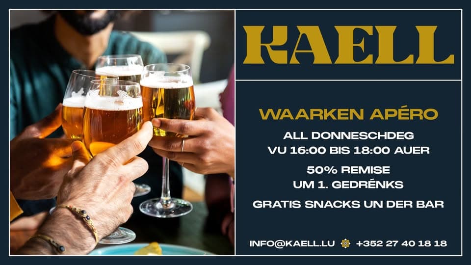 Waarken Apéro every Thursday