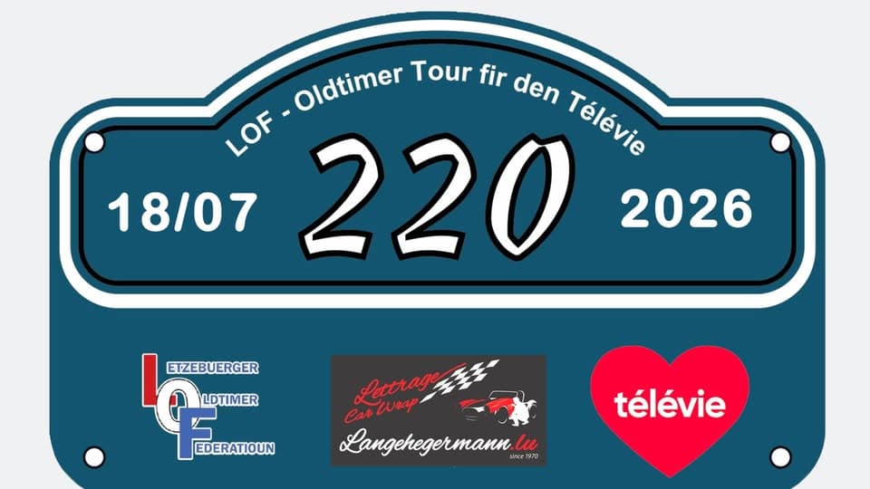 LOF Oldtimer Tour pour le Télévie 2026