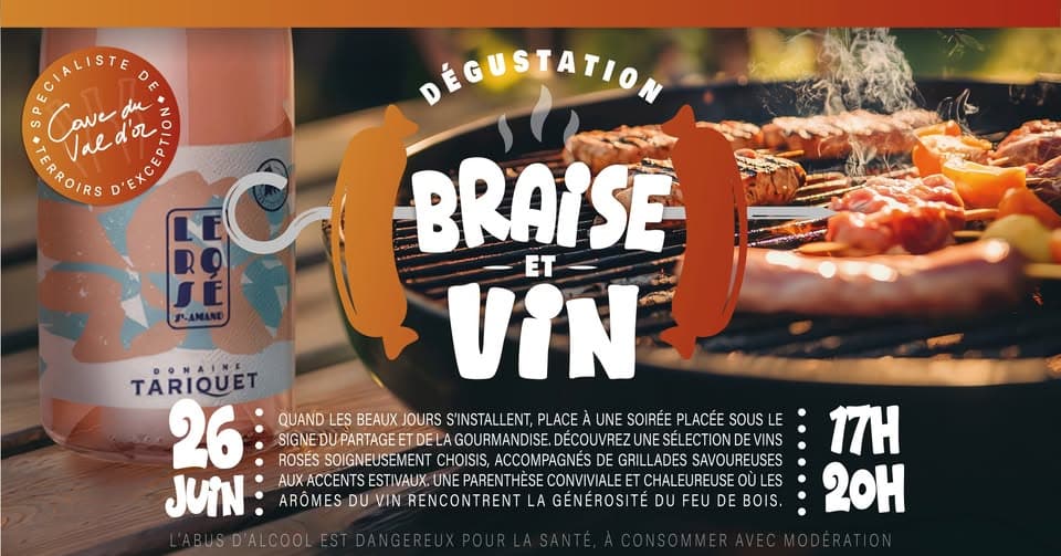 Grilled Food and Wine Tasting
