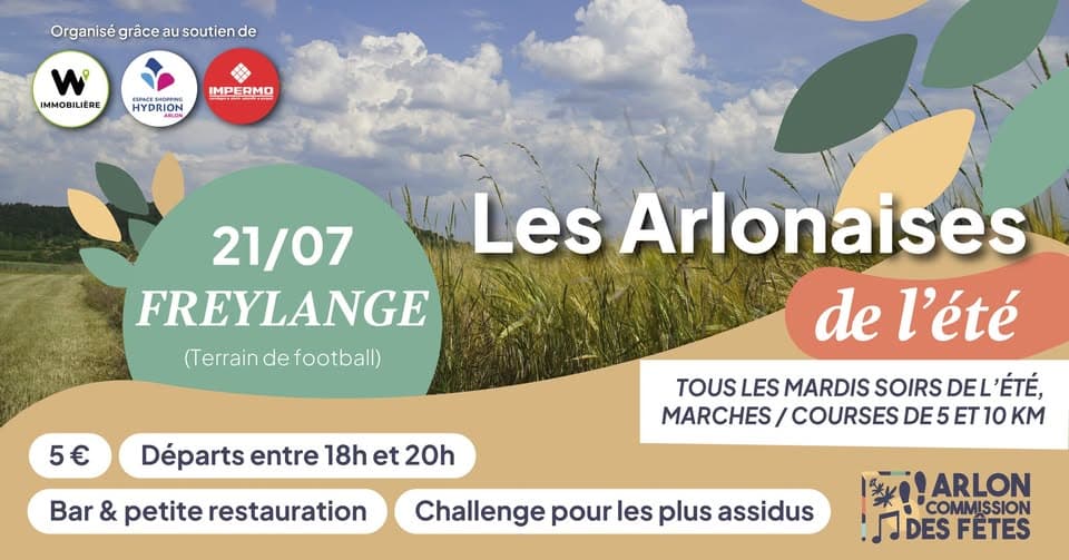 Les Arlonaises de l'été 2026 - 21 July - Freylange