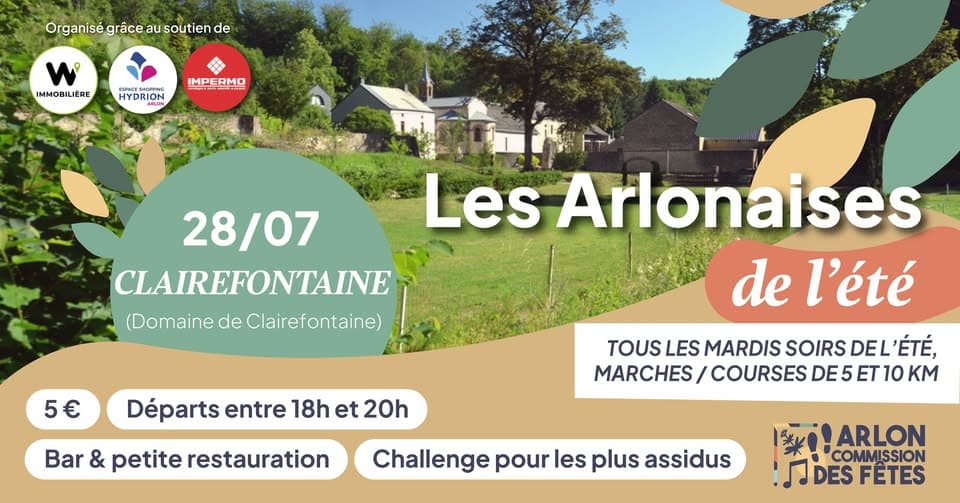 Les Arlonaises de l'été 2026 - 28 July - Clairefontaine