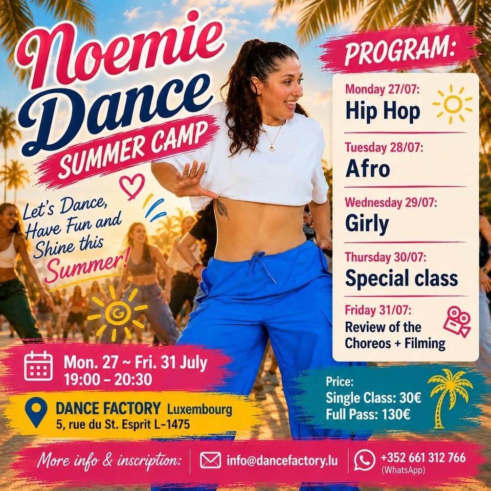 Stage d'été de danse avec Noemie