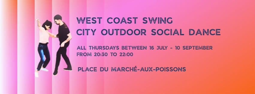 West Coast Swing - Danse sociale en plein air