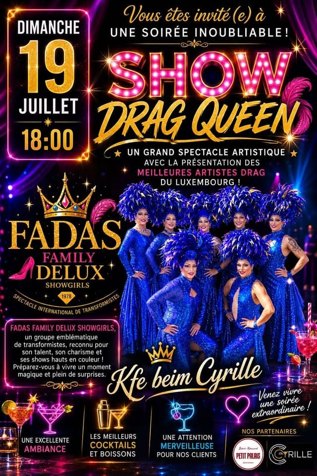 Spectacle Fada's Family Delux Show Girls - Kafé beim Cyrille