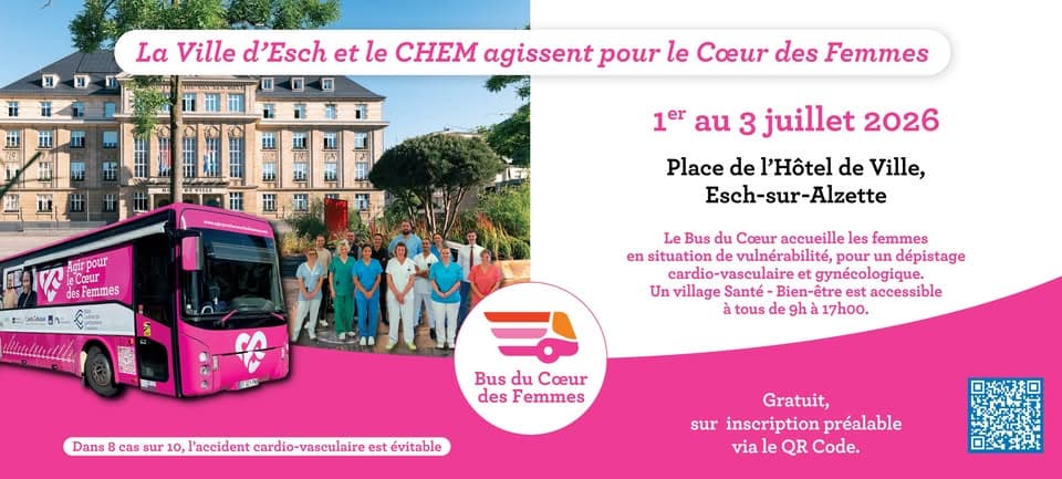 Le Bus du Cœur des Femmes in Esch-sur-Alzette