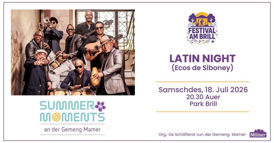 Festival at Brill - Latin Night: Echoes of Siboney