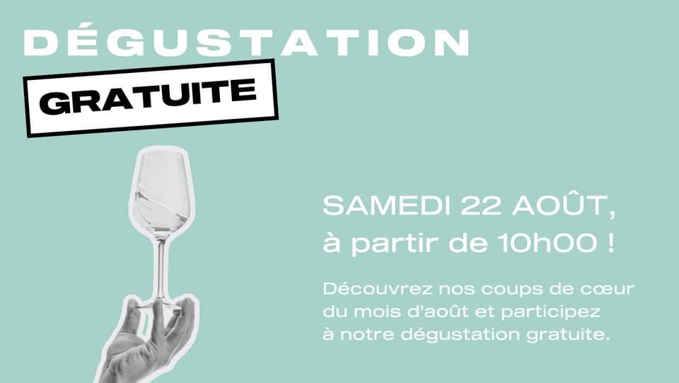 Dégustation mensuelle gratuite