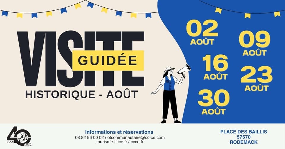 Visite guidée historique • Août