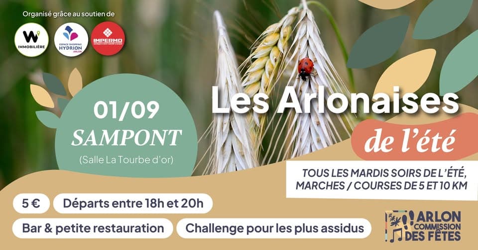 Les Arlonaises de l'été 2026 - 1er septembre - Sampont