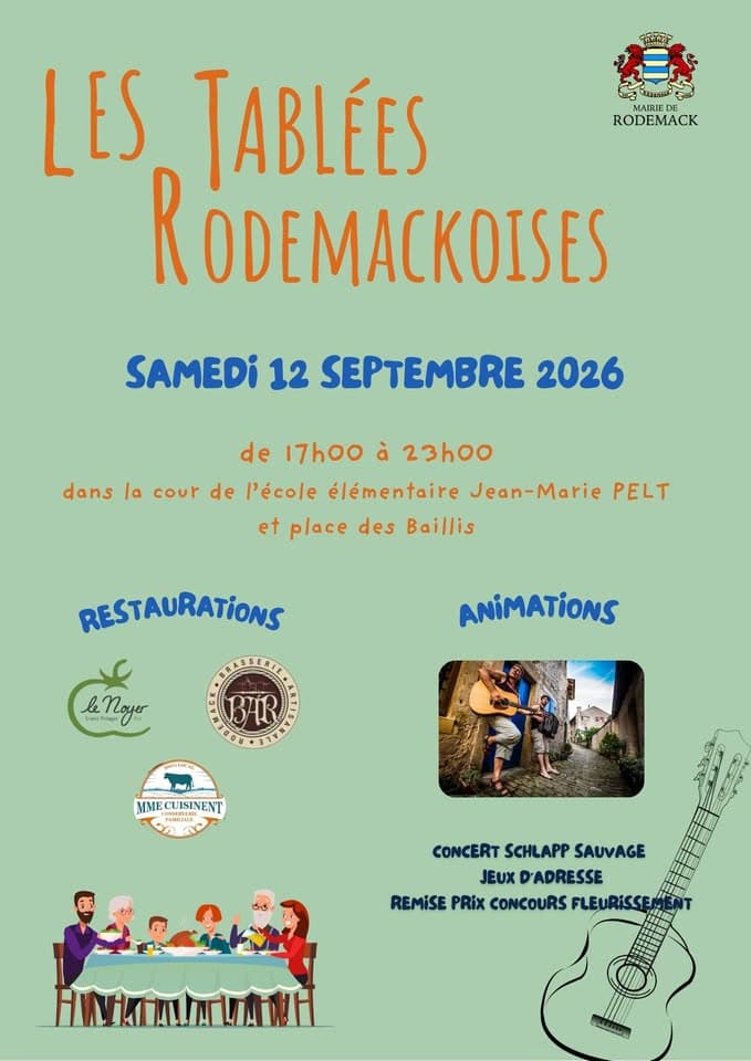 Tablées Rodemackoises 2026