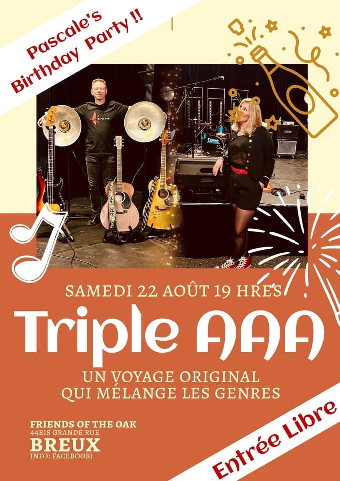 Triple AAA + Pascale's birthday party