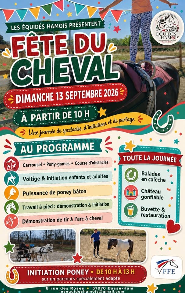 Fête du cheval des Équidés Hamois 2026