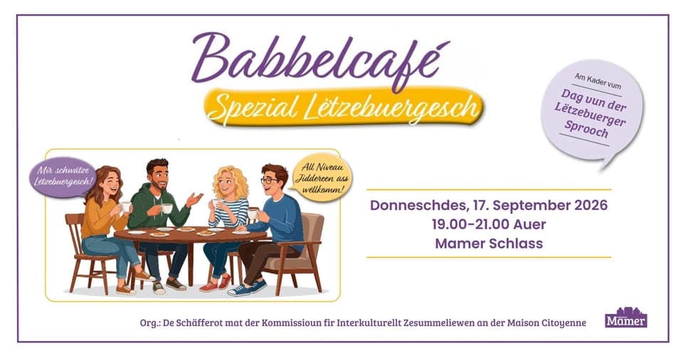 Babbelcafé Spezial Lëtzebuergesch