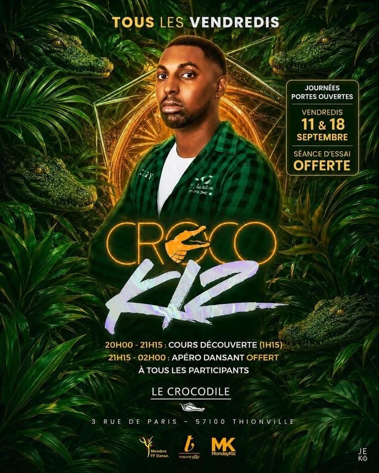 Cours de Kizomba à Thionville – Portes ouvertes CrocoKiz