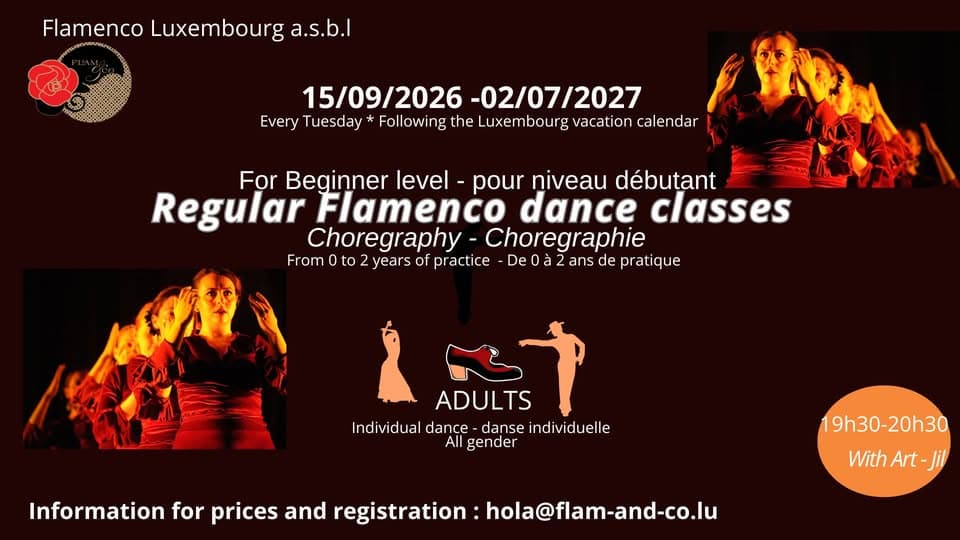 Beginner adult flamenco: choreography every Tuesday