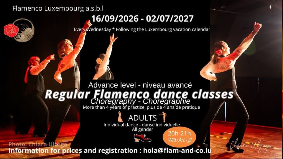 Advanced Flamenco: choreography every Wednesday
