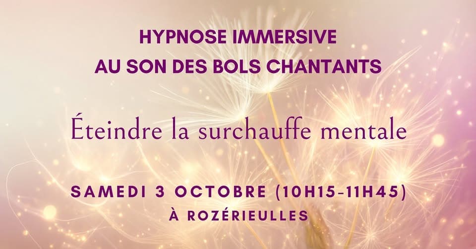 Immersive hypnosis with singing bowls