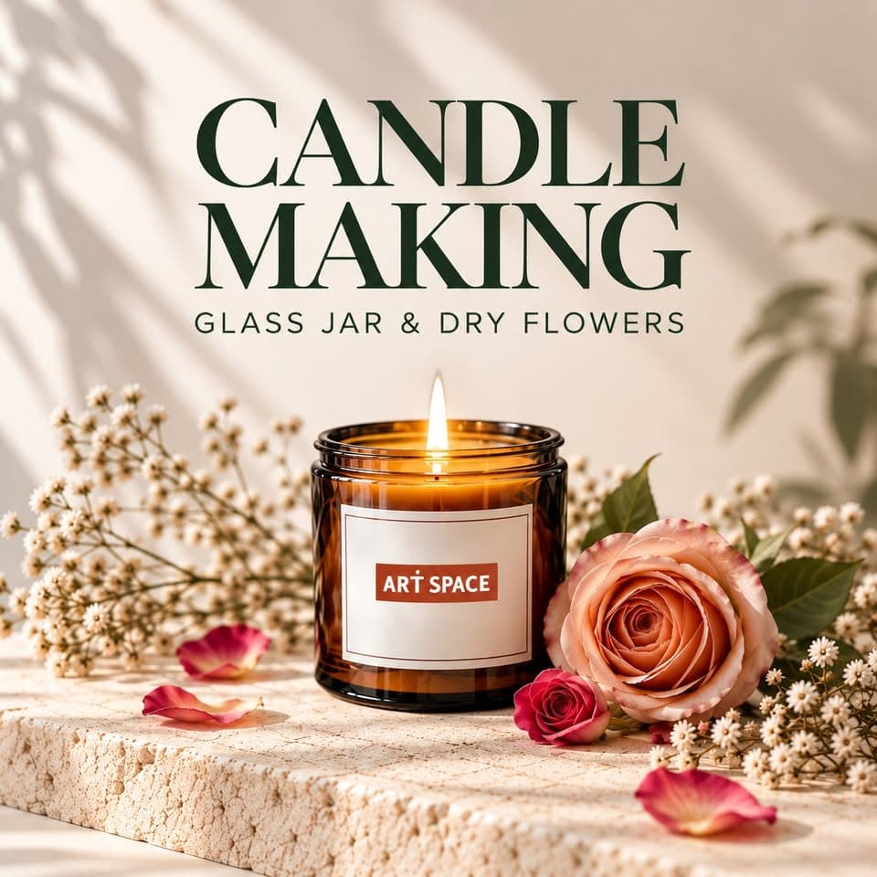 Glass Jar Candle Making