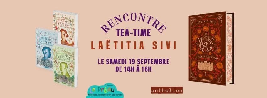 Rencontre et dédicace Tea-Time avec Laëtitia Sivi