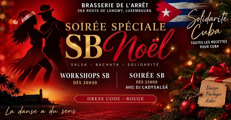 Christmas charity Cuban salsa and bachata party