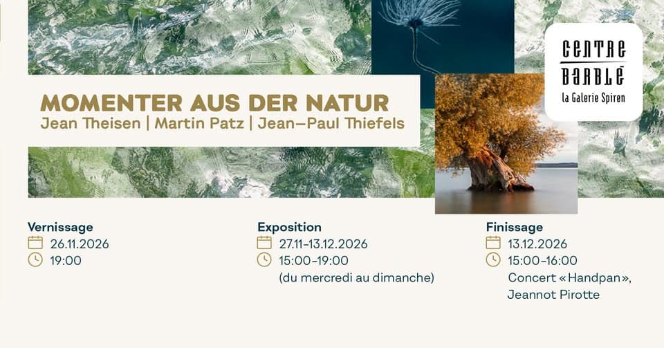 Exhibition: MOMENTER AUS DER NATUR