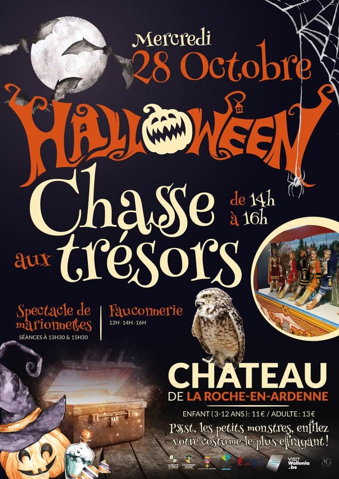 Chasse aux trésors d’Halloween au Château de La Roche-en-Ardenne