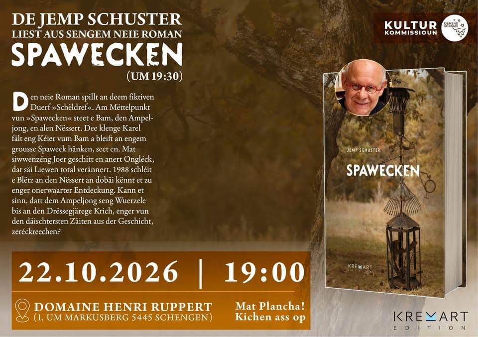 Reading: Jemp Schuster – “Spawecken”