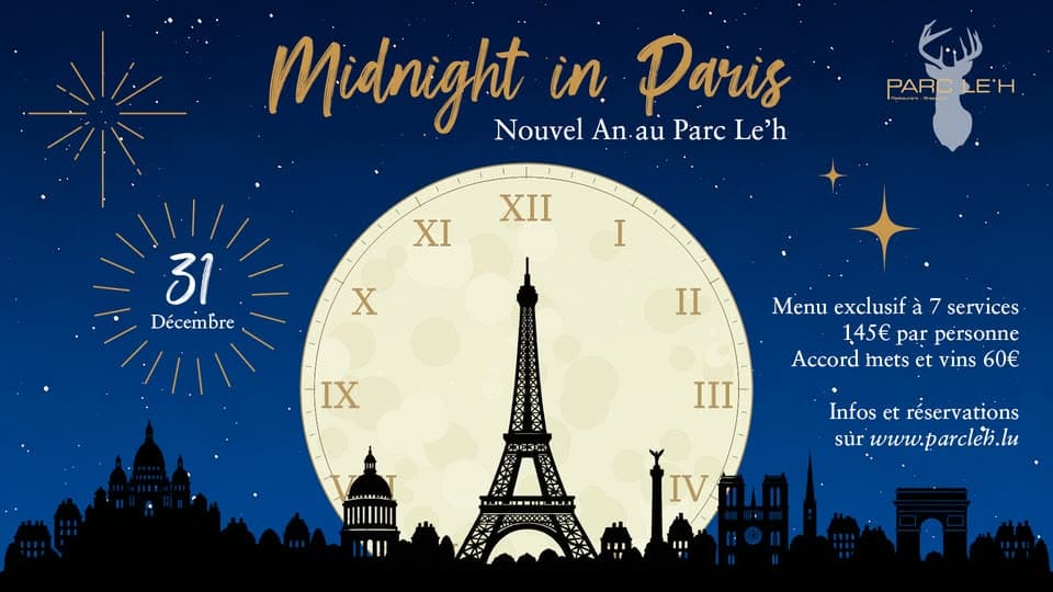 Midnight in Paris – Nouvel An au Parc Le'h