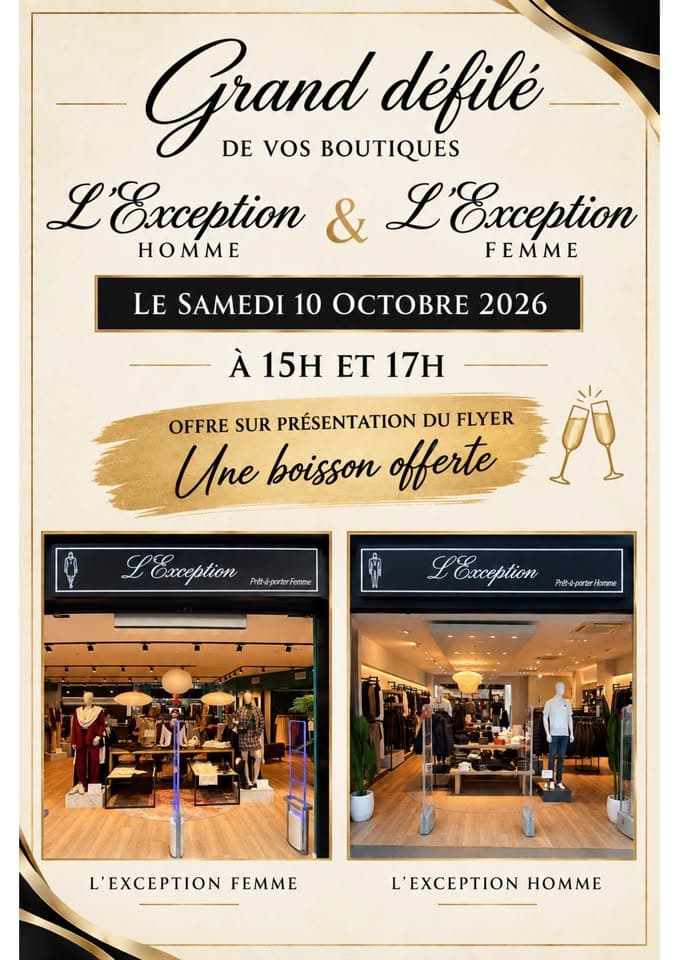 Grand fashion show by L’Exception Homme & Femme