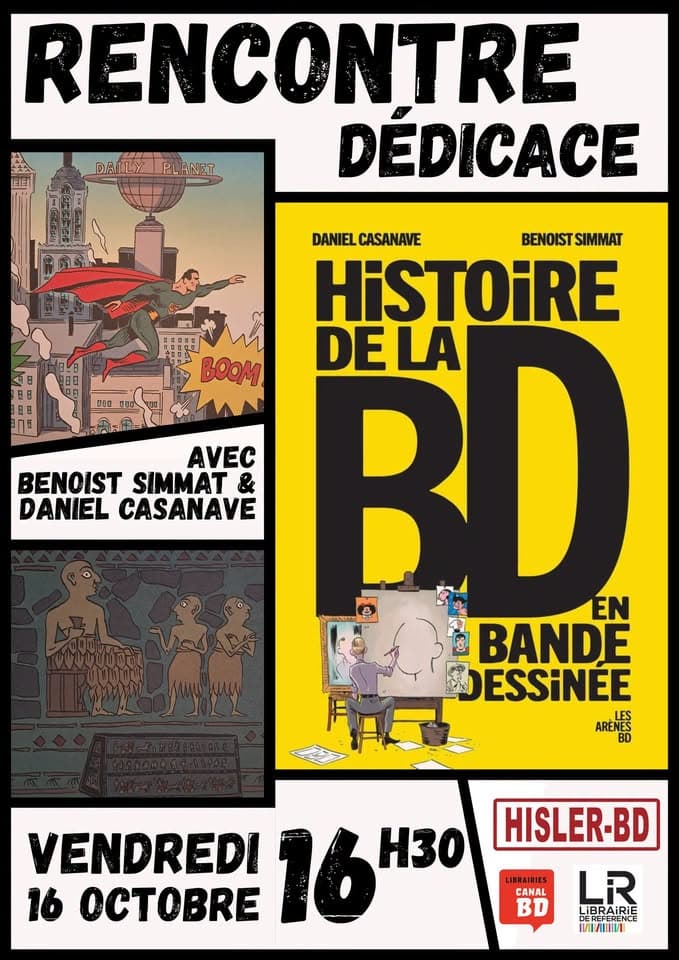 Meet-and-greet and book signing with Daniel Casanave and Benoist Simmat