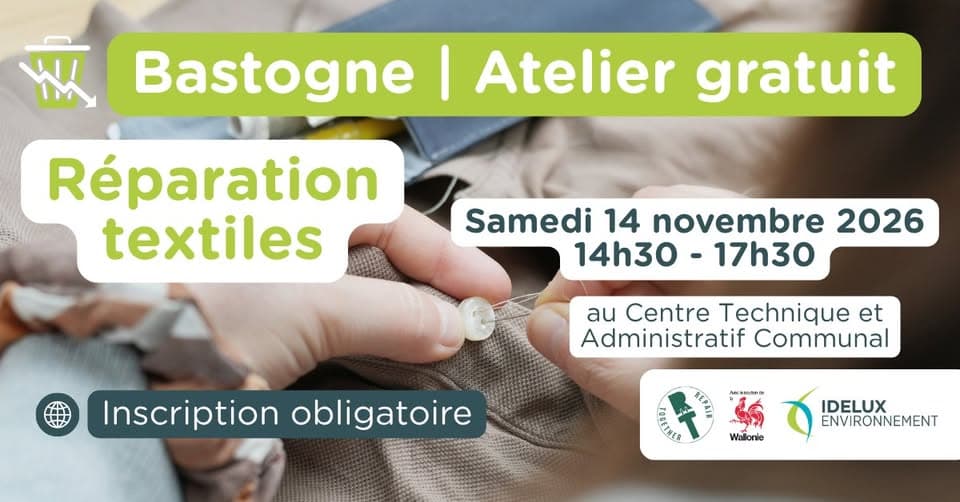 Atelier réparation textiles