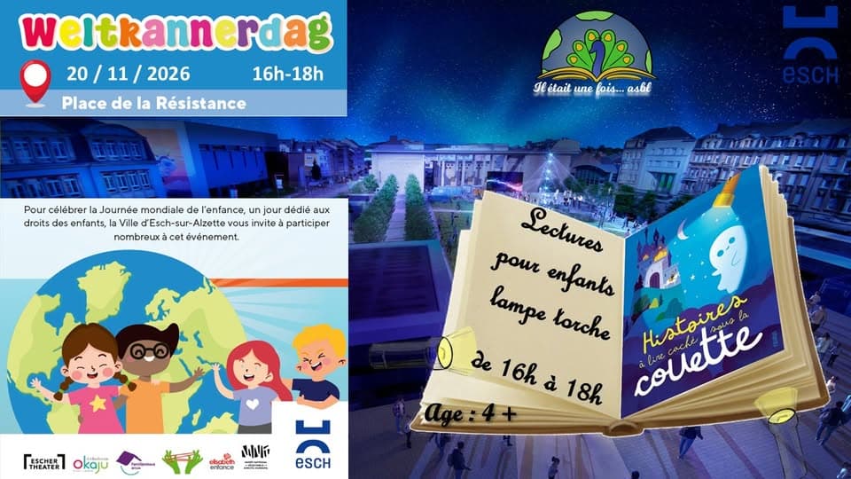 Weltkannerdag - Journée mondiale de l'enfance (Esch-sur-Alzette)