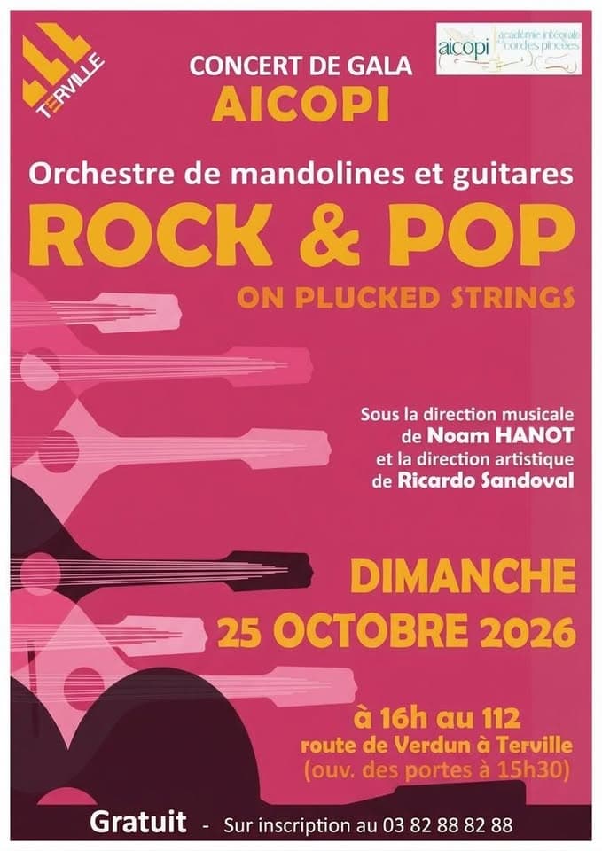 Rock & Pop on Plucked Strings in Terville!