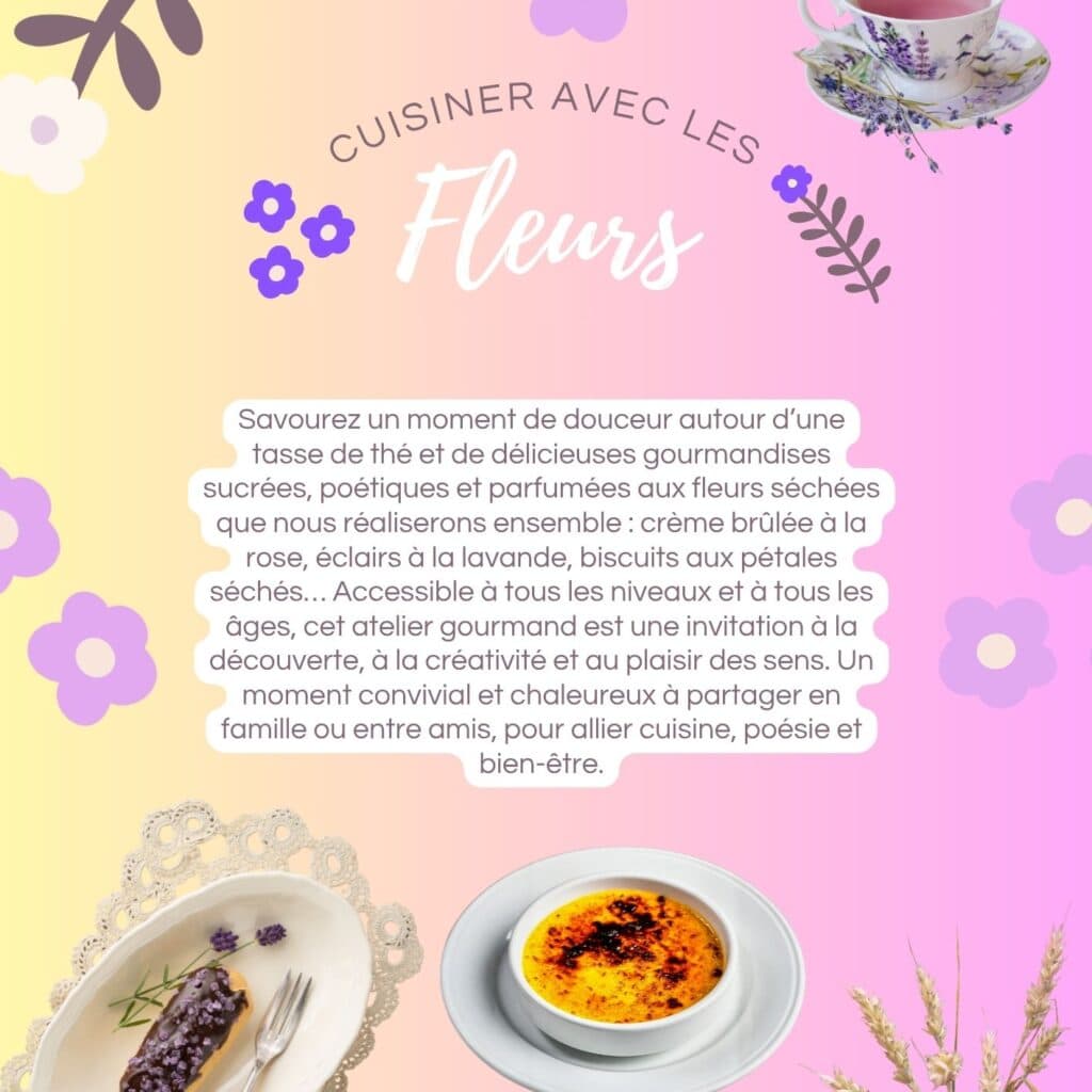 Cooking with flowers