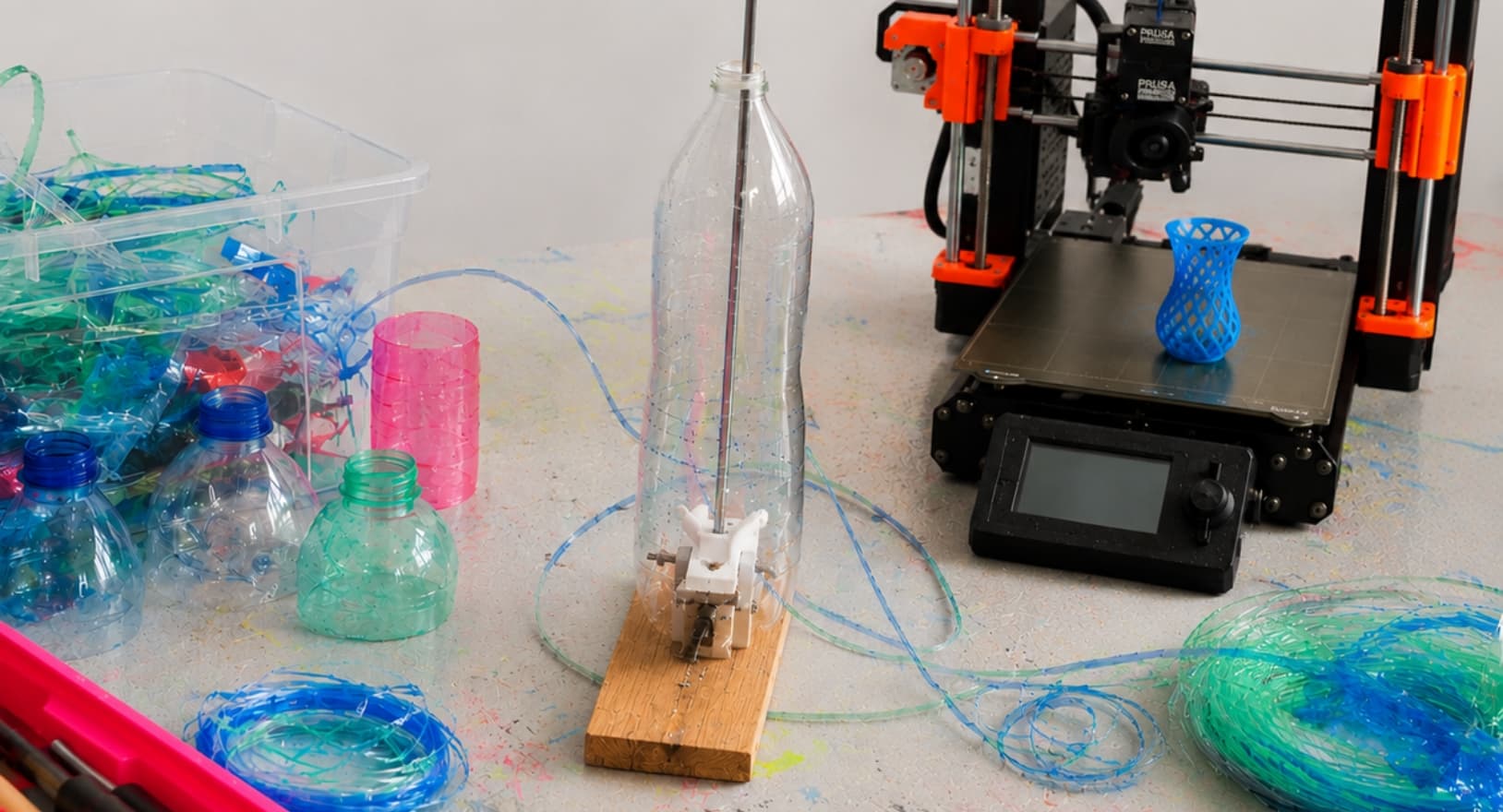 Workshop: From PET Bottle to 3D Creation