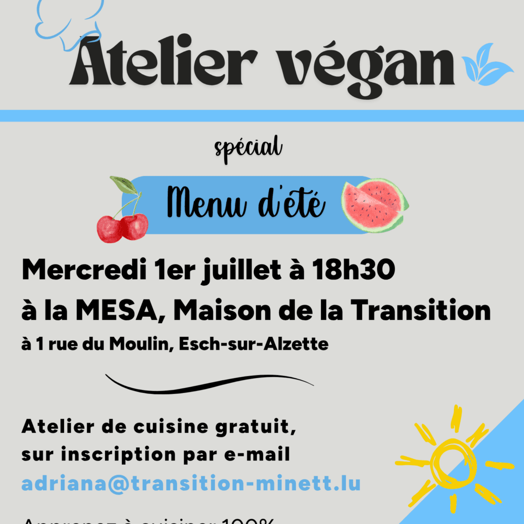 Vegan Cooking Workshop at MESA - Explore Esch