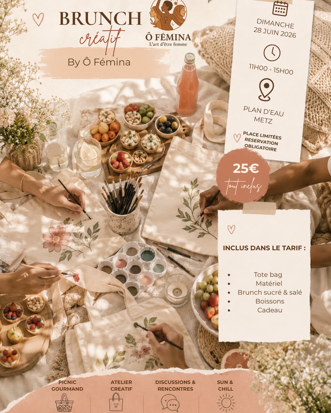 Brunch créatif by Ô Fémina