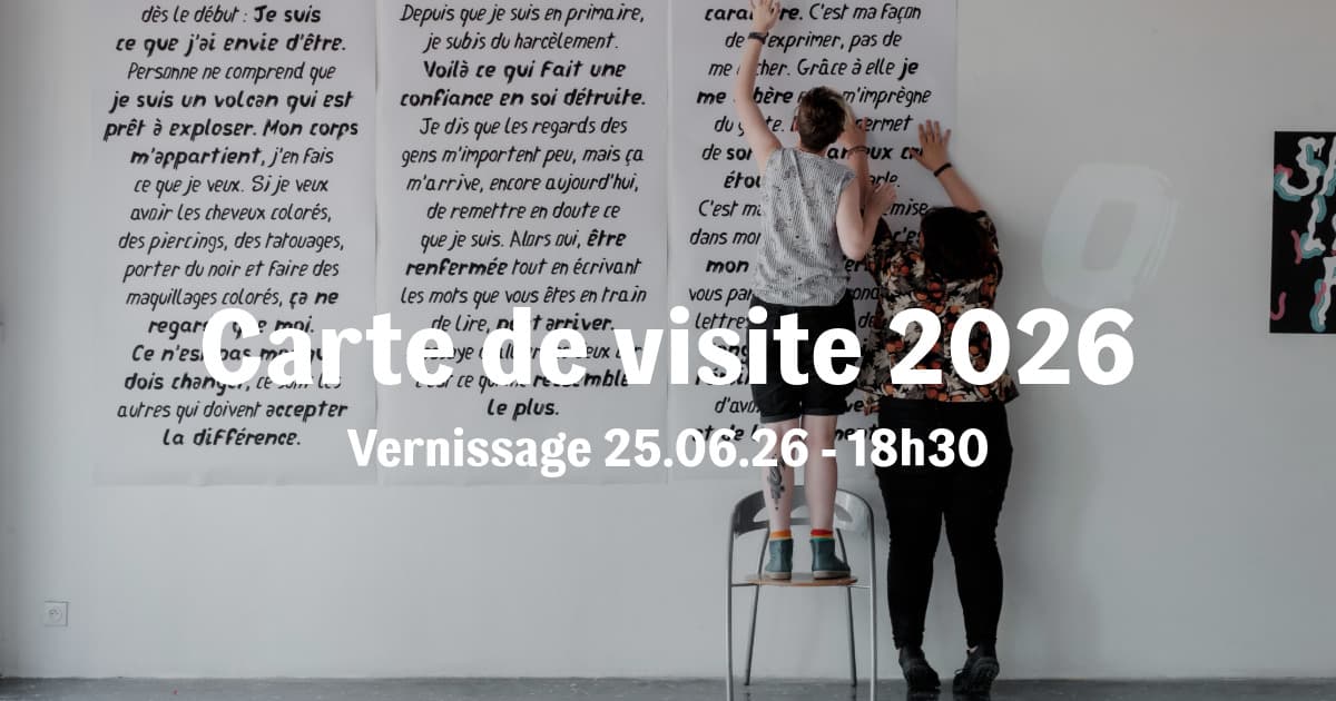 Exhibition "Carte de visite": the graduates at the gallery
