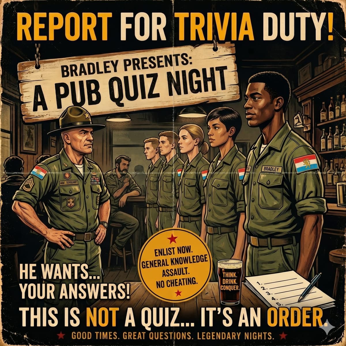 quiz du pub de Bradley