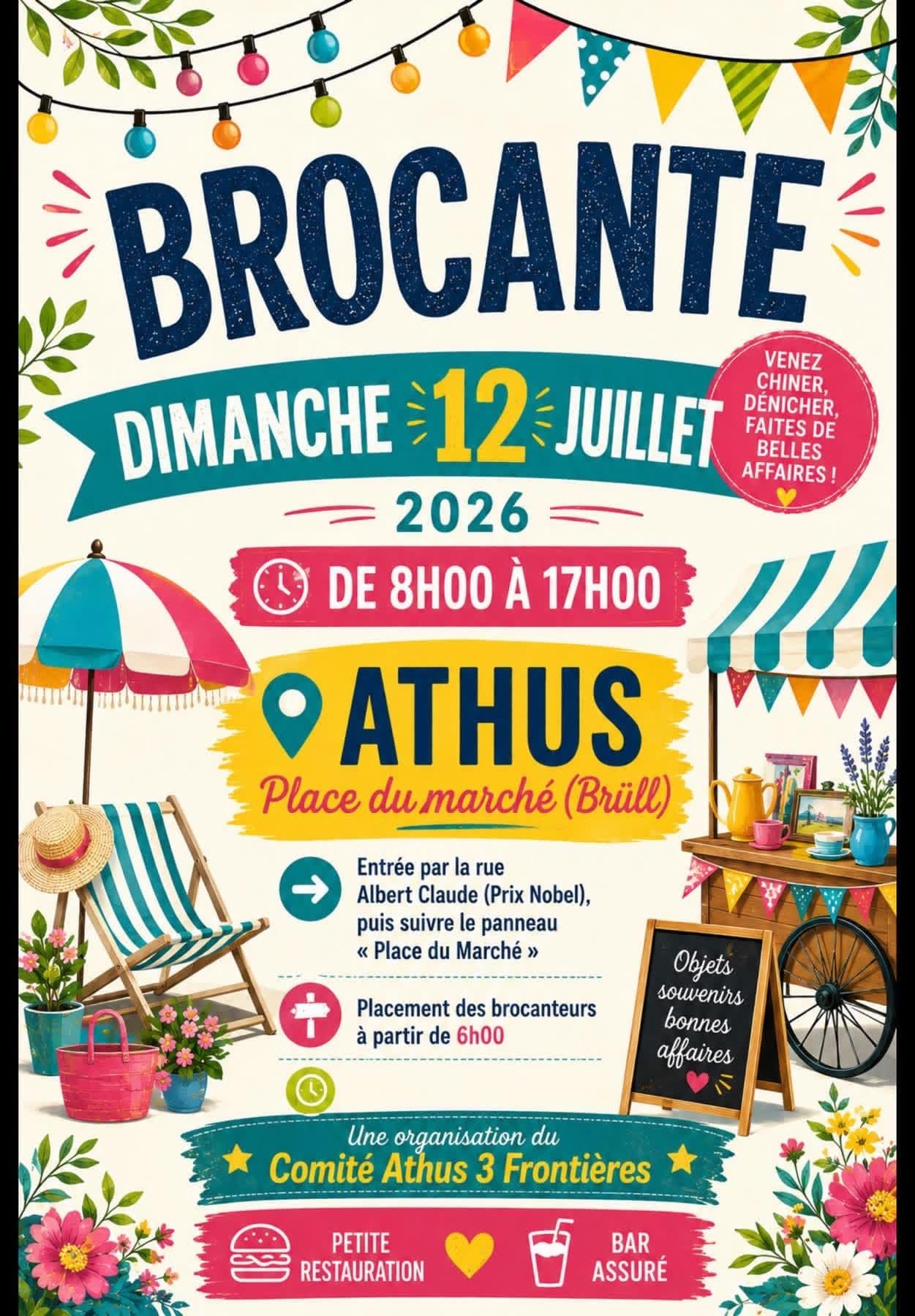 Brocante Place du Brüll
