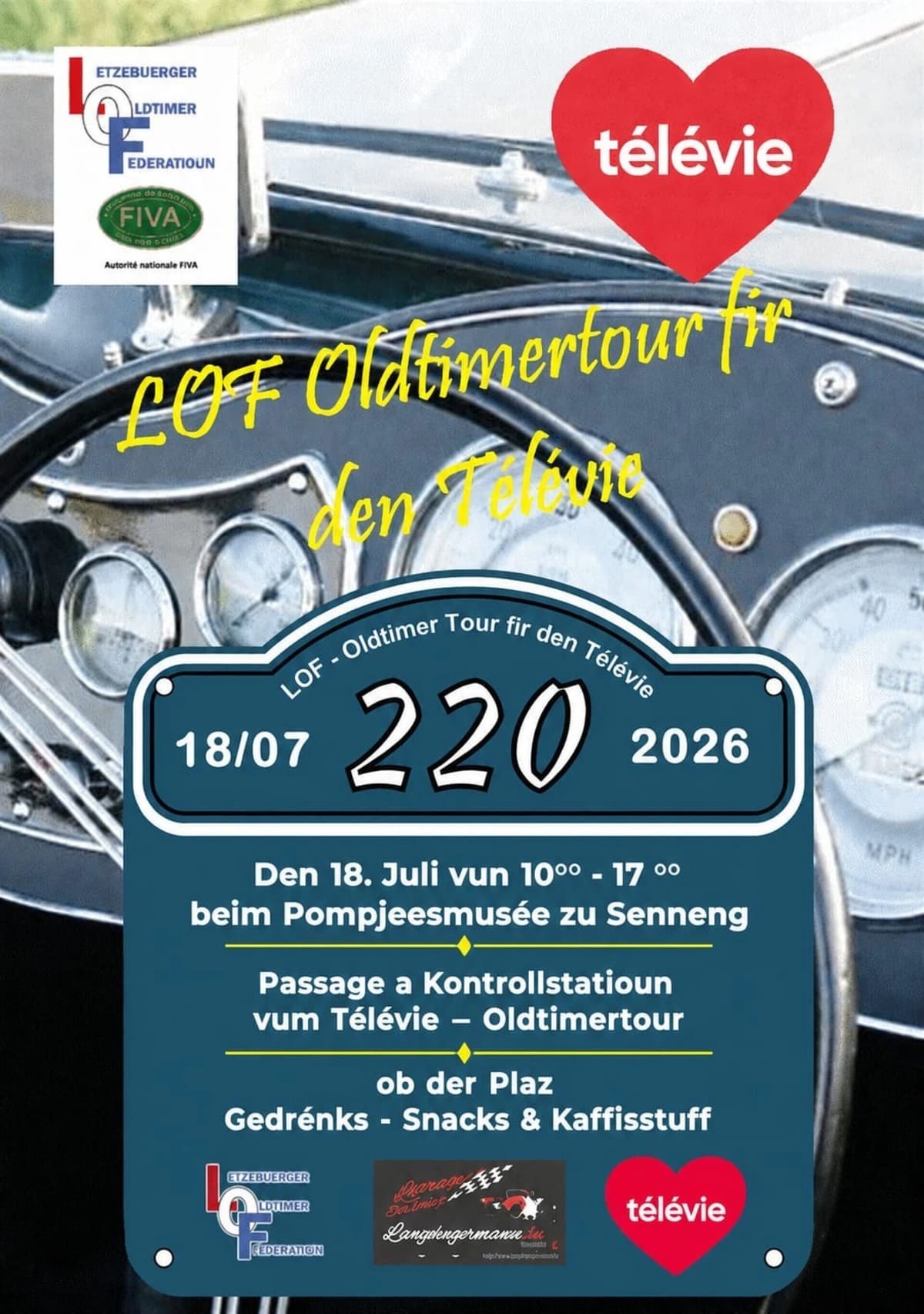 LOF Oldtimertour for Télévie